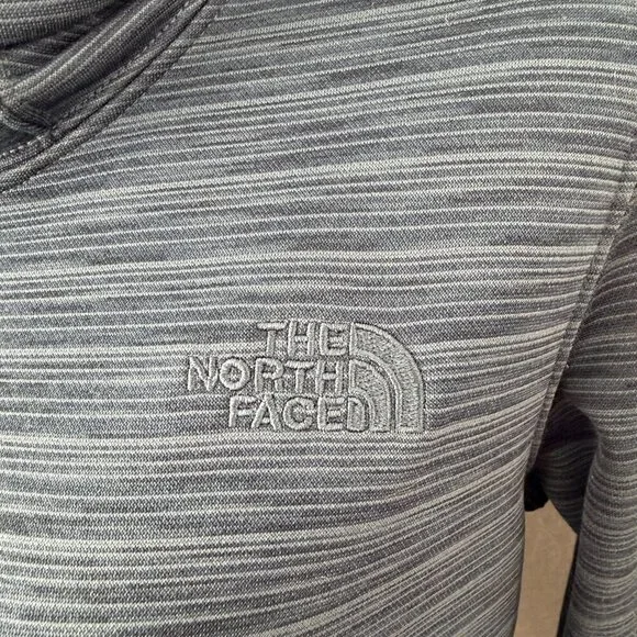 NORTH FACE Novelty Glacier Fleece Funnelneck Pullover Shirt Ink Blue Small - Picture 8 of 13
